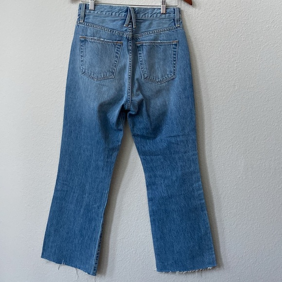 SLVRLAKE Frankie High Rise Crop Flare Jeans in Better Days - Picture 4 of 7